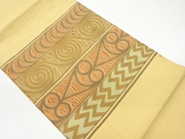 JAPANESE HIRAKI NAGOYA OBI / WOVEN STRIPE